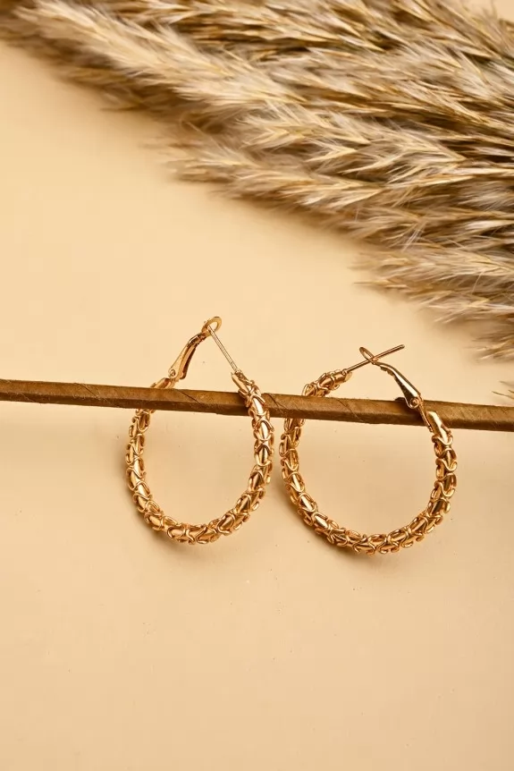 Rope Hoop Earrings