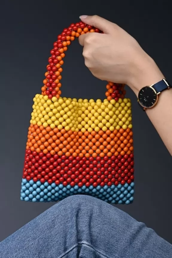 The color fun beaded bags