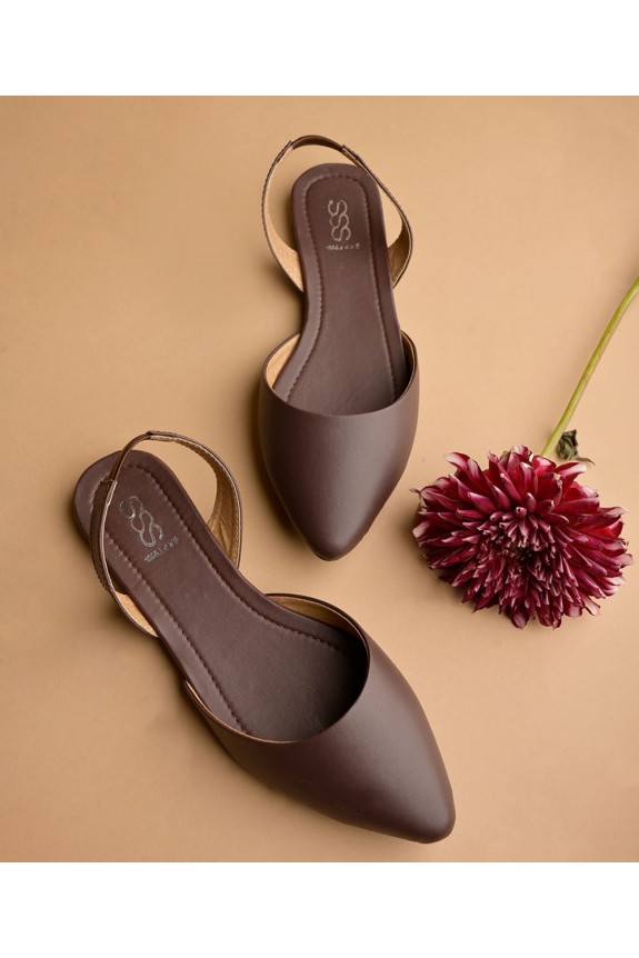 Golden embroidery flats Street Style Store SSS