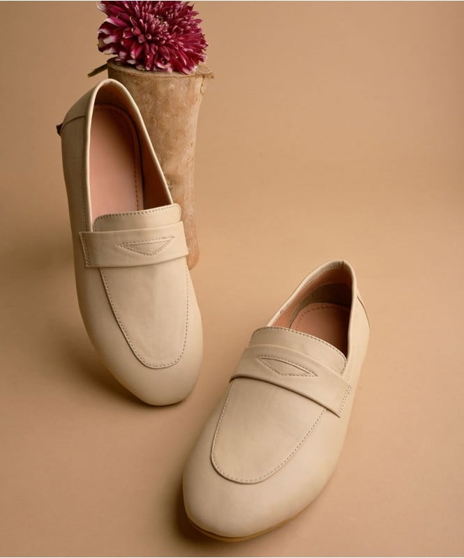 Sweet nude loafer