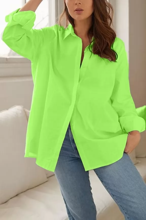 Neon Green Oversized Shirt