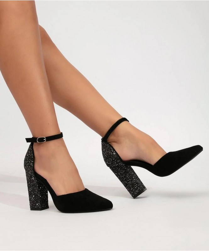 Cute black sales heels for cheap