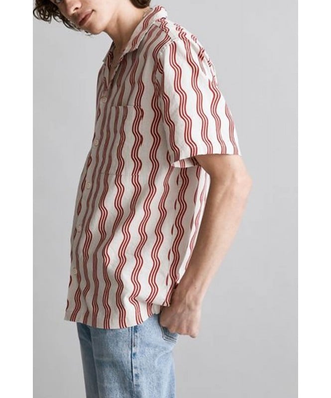  Stripe Half-Sleeve Shirt