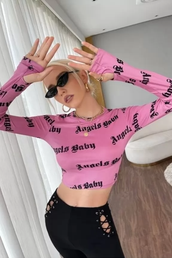 Cropped barbie top sales