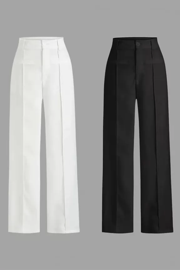Combo- White & Black Trousers