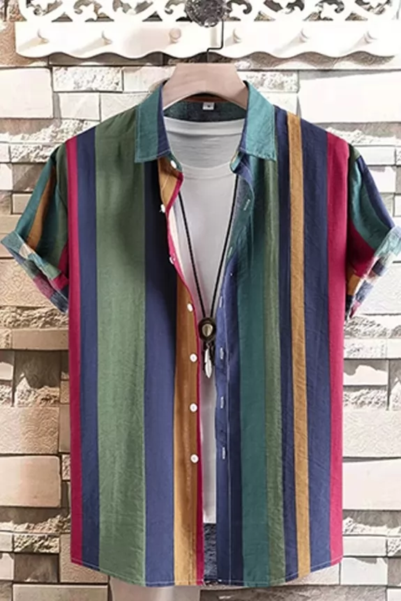 Mens striped   shirt