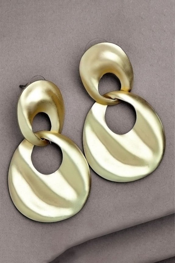 Golden luck earrings