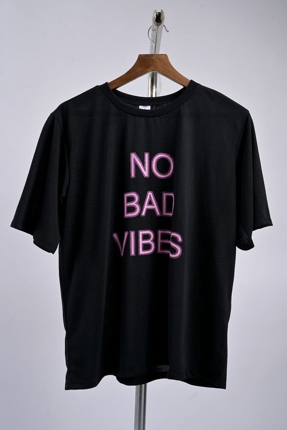 No Bad Vibes Printed T-shirt