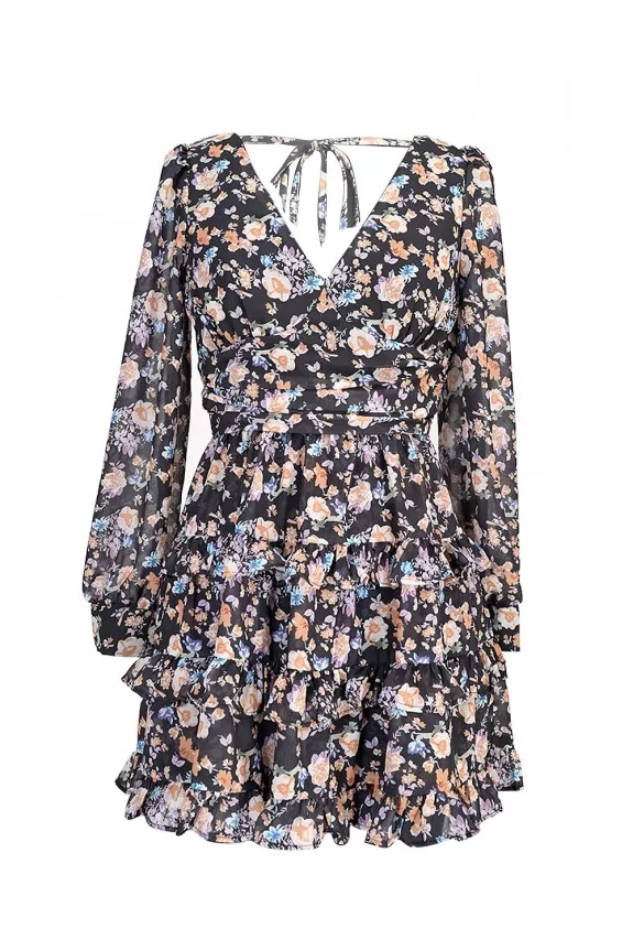 Ditsy Floral Bustier Dress, Street Style Store