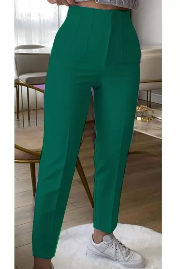 olive high waisted pants for SaleUp To OFF 78