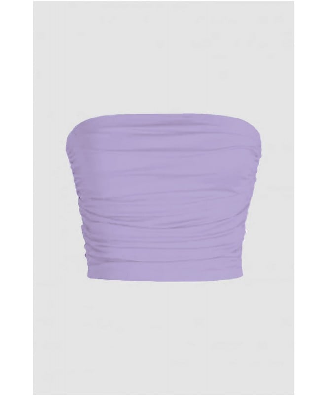 Lavender Ruch Tube Top