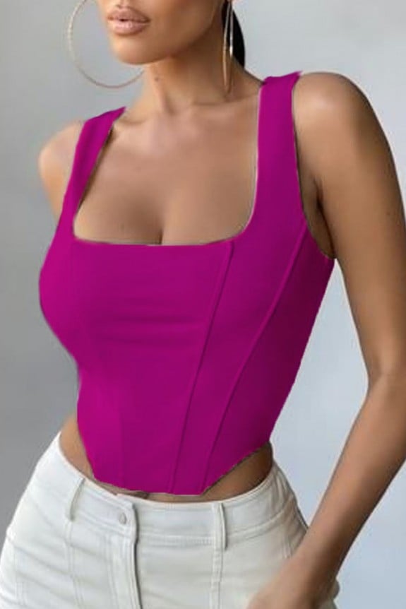 Pink Corset Styled Top