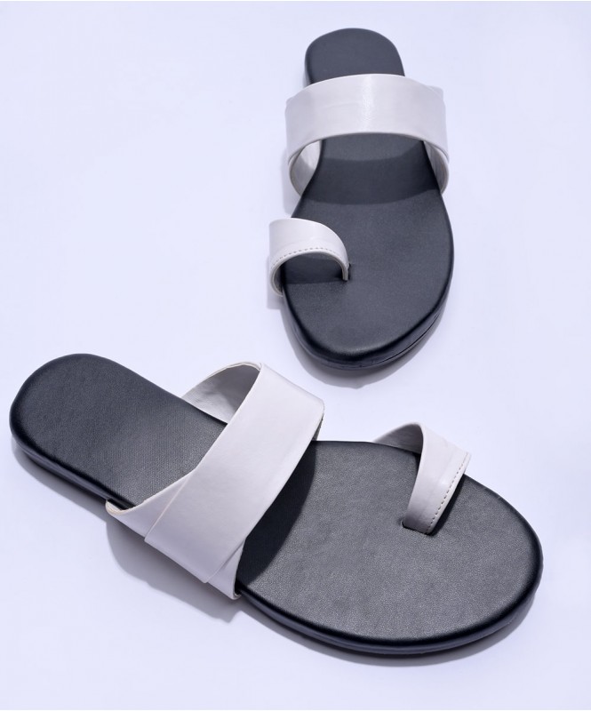 White & Black flats 