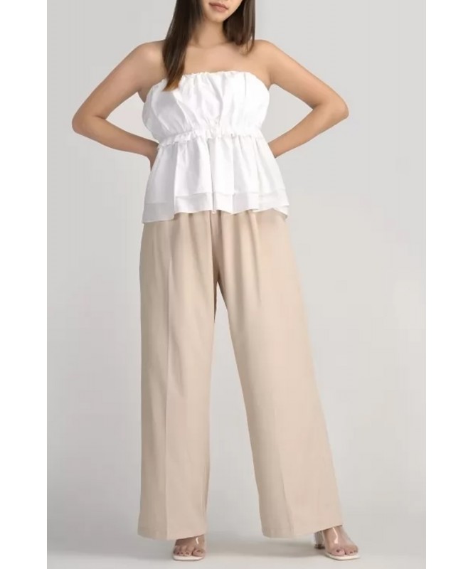 Set of 2: Korean Style Flare Top With Pants