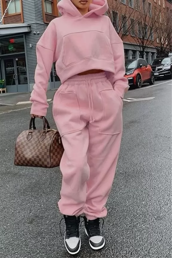 Peach Jogger Set