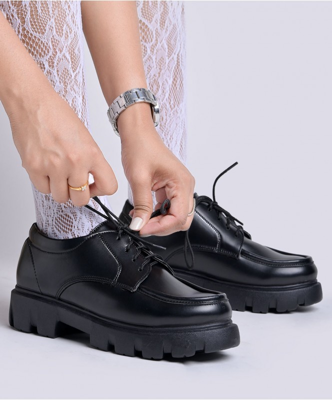 Chunky derby shoes top