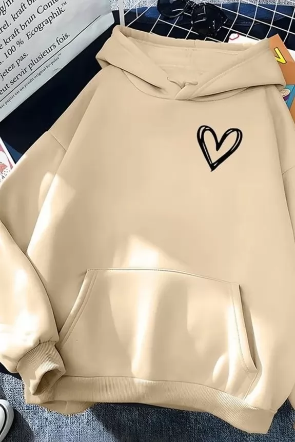 Khaki Oversized Hoodie Street Style Store SSS