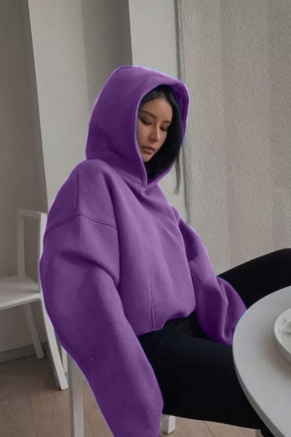 Meadow Violet OverSized Hoodie