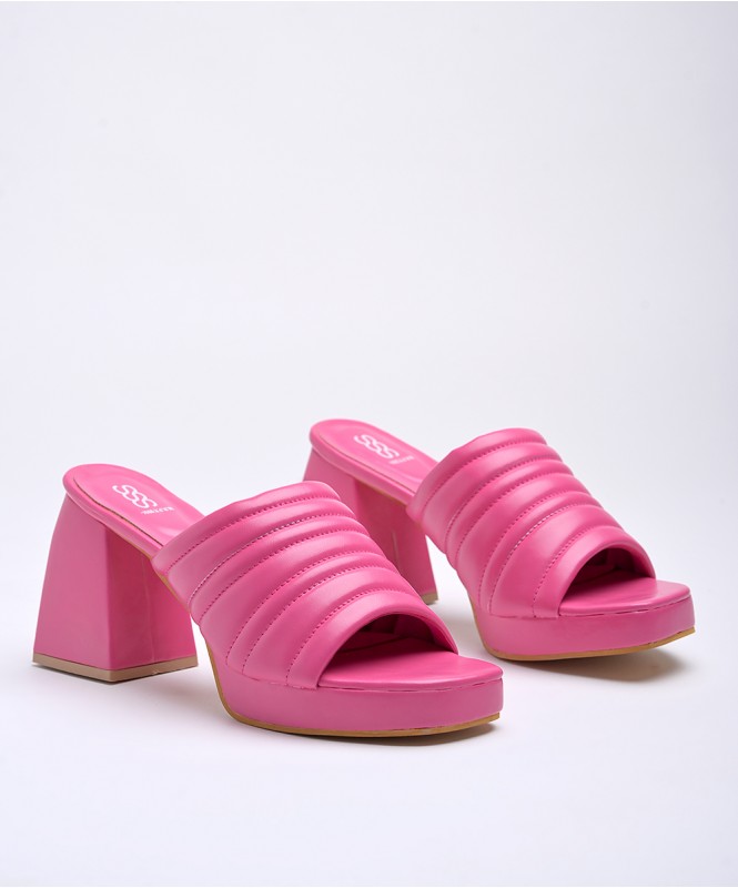 Neon pink hotsell platform sandals