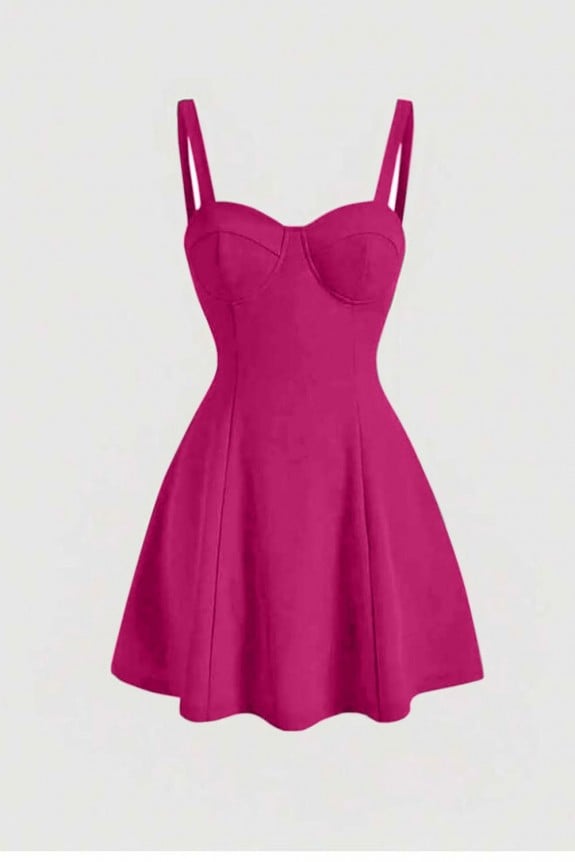 Hot Pink Mini Dress