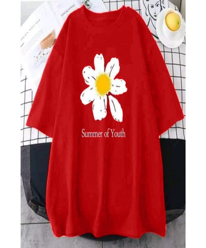 Red Flower T-shirt